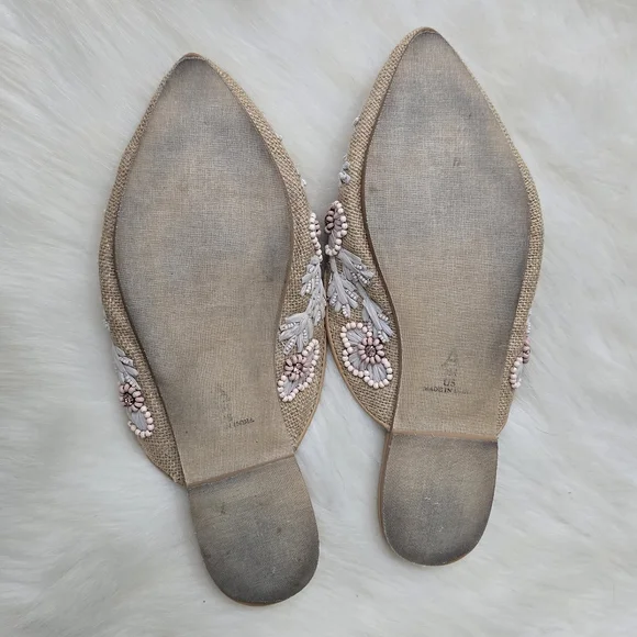 Anthropologie Therese Beaded Mules Women's 8 - Picture 5 of 5
